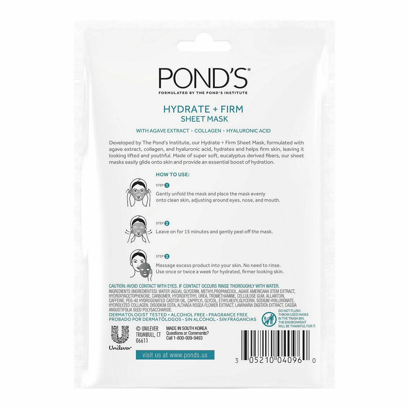20 Deep Hydration Face Serum Masks Tight Tone Firm Anti-Aging Collagen Skin Care - Image 3