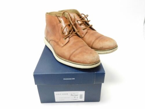 Cole Haan Men's Original Grand Chukka Boot Woodbury/Ivory Style C28213 Size 11