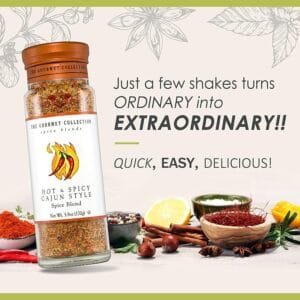 2 Hot & Spicy Cajun Seasoning Gourmet Collection Spice Blend 5.9oz Calorie Free - Image 4