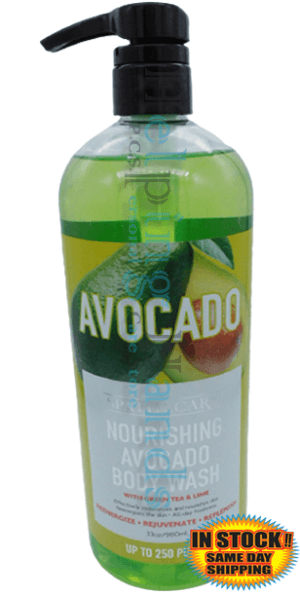 Large Spathecary Avocado Green Tea & Lime Body Wash Shower Gel Sensitive Skin