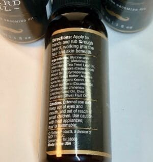 Softee Beard Oil Nourishing Grooming Oil With Tea Tree Oil 1fl oz 3pk Great Gift - Image 2