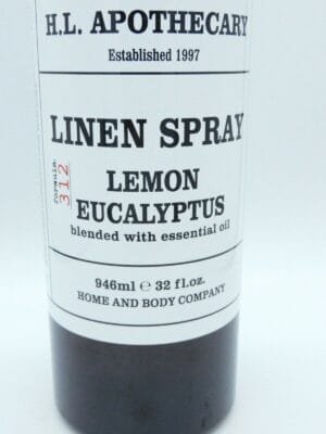 H.L Apothecary Lemon Eucalyptus W/Essential Oil Linen Spray Home & Body 32 fl oz - Image 2