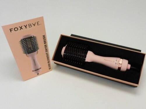 NEW FoxyBae Blush Blowout Hair Dryer Brush Professional Salon Grade All-In-One