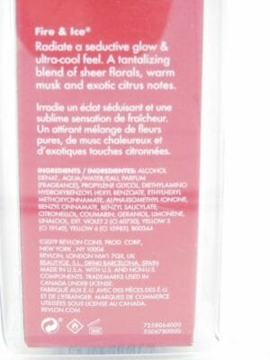 Revlon Fire & Ice Cologne Spray 0.5 oz Factory Sealed Box - Floral Musk Citrus. - Image 2