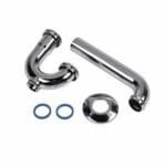 Dearborn 1-1/2" x 1-1/4" Sink Trap w/ Cleanout & 6" (SWT) Extension. 727DFBN-6-1