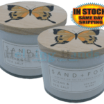 2 SAND + FOG "OCEAN & SEA SALT" 12oz Ea Soy Wax Candle Hand Poured Long Lasting.