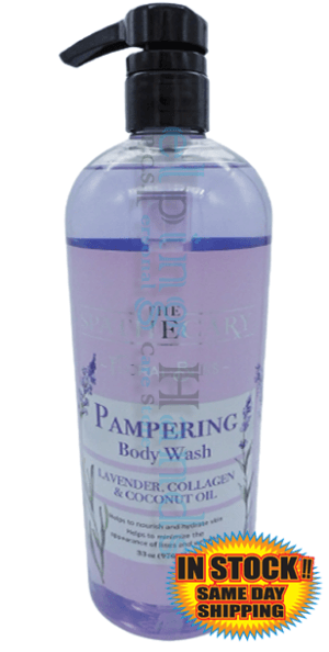 Spathecary Pampering Body Wash Lavender Collagen Coconut Shower Gel For Wrinkles