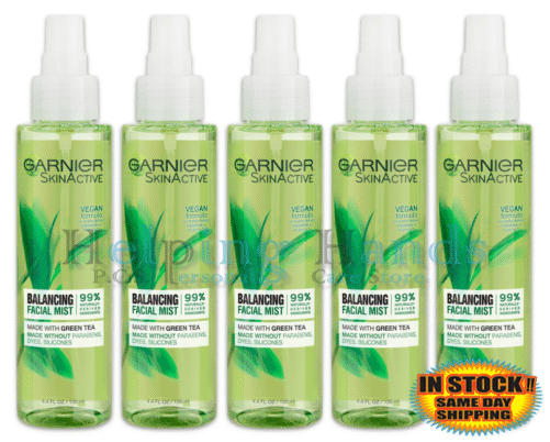 5 Balancing Facial Mist With Green Tea Vegan 4.4 oz. By Garnier Skin Active NEW.