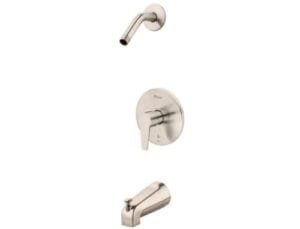 Pfister Pfirst Series Brushed Nickel 1-handle Bathtub and Shower Faucet R89-070K