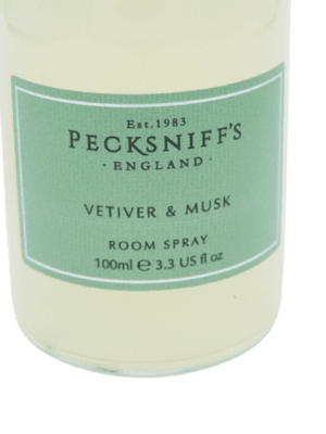 2 PECKSNIFF'S ENGLAND ROOM SPRAY VETIVER & MUSK 3.3 Oz Glass Spray Bottles NEW - Image 2
