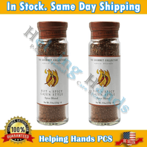 2 Hot & Spicy Cajun Seasoning Gourmet Collection Spice Blend 5.9oz Calorie Free