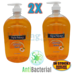 2 LARGE ANTIBACTERIAL Liquid Soap Refill With Pumps 32oz ea = 64 FL OZ SoftSoap