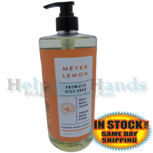 Large MEYER LEMON Liquid Aromatic Dish Soap 32 fl oz Hand Wash Home & Body Co
