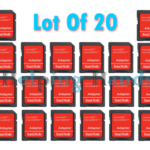 20 - OEM Red SanDisk microSD to SD SDHC SDXC Adapter fit 4GB 8GB 16GB 32GB 64GB