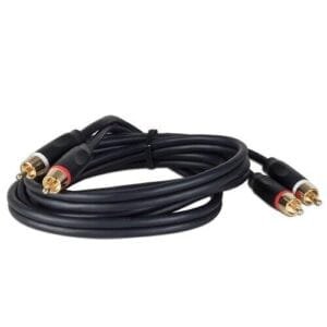 NEW - Dynex DX-AV221 Premium RCA Stereo Audio Cable Left Right Gold Plated 6ft - Image 3