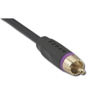 NEW - Dynex DX-AV230 Premium Gold Plated 15 Feet Subwoofer Audio Cable - Image 2