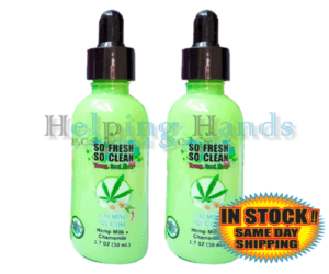 2 Hemp Milk & Chamomile Facial Serum Skin Care For Younger Calming Looking Skin.