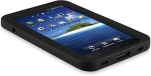 NEW Samsung Galaxy Tab P1000 Tablet Case Rubber Silicone Cover Skin - Black - Image 3