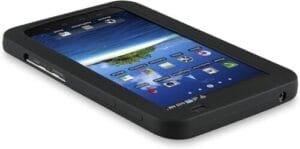 NEW Samsung Galaxy Tab P1000 Tablet Case Rubber Silicone Cover Skin - Black - Image 4