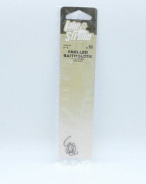 5 Packs Of 6 Eagle Claw Lake & Stream Snelled Baitholder Hooks Size 10. 30 Total