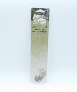 5 Packs Of 6 Eagle Claw Lake & Stream Snelled Baitholder Hooks Size 1 - 30 Total