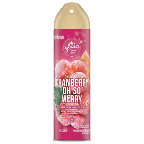 Glade Limited Edition Cranberry & Champagne Oh So Merry Air Freshener Spray