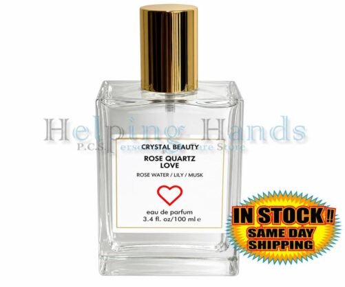 Crystal Beauty ROSE QUARTZ LOVE EDP Parfum Perfume - Rose Water, Lily, Musk