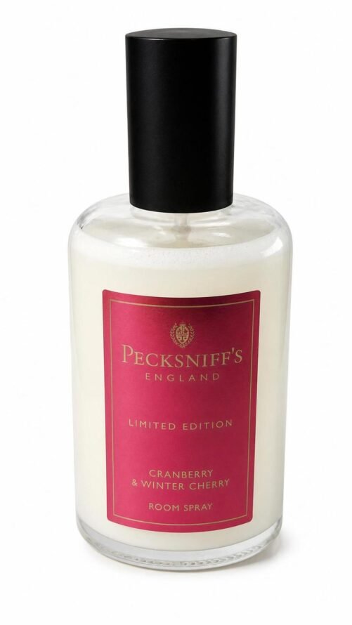 New PECKSNIFF’S ENGLAND CRANBERRY & WINTER CHERRY Room Spray 3.3 fl oz - RARE