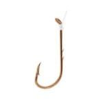 5 Packs Of 6 Eagle Claw Lake & Stream Snelled Baitholder Hooks Size 6 - 30 Total