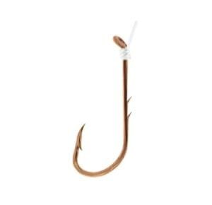 5 Packs Of 6 Eagle Claw Lake & Stream Snelled Baitholder Hooks Size 4 - 30 Total