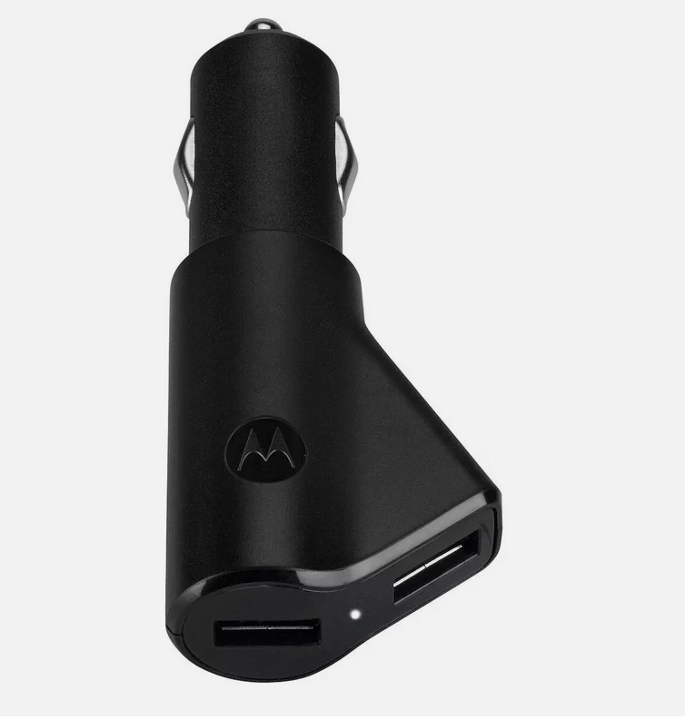 2 New OEM Motorola Rapid Dual Port Car Vehicle USB Charger Adapters 850mAh - Image 3