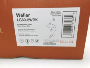 OEM Pfister LG89-8WRK Weller Tub Shower Trim Kit Single Handle - Brushed Nickel - Image 4