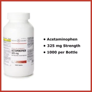 Geri-Care Pain Relief 325 mg Acetaminophen Tablets 1000 Count Per Bottle - Image 5