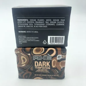 4 AXE Dark Temptation Face Body Cleansing Bar Soap -Strong Dark Chocolate Scent - Image 2