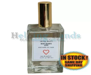 Crystal Beauty ROSE QUARTZ LOVE EDP Parfum Perfume - Rose Water, Lily, Musk