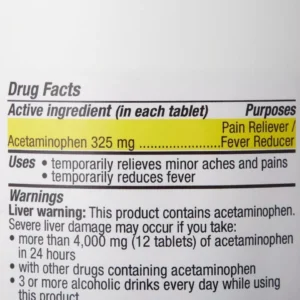 Geri-Care Pain Relief 325 mg Acetaminophen Tablets 1000 Count Per Bottle - Image 4