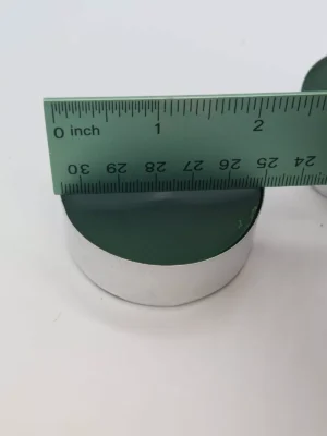 6 NEW Green Oversized Tealight Candles 2.25" x .3/4" 7 To 9 Hours Burn Time Each - Image 2