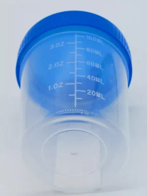 100 Specimen Container with Screw on Leak Resistant Lid Urine Collection 120mL - 4oz - Image 5