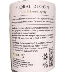 Room 1019 Floral Bloom Room & Linen Spray Mist 8 oz /236ml Jocott - Image 2
