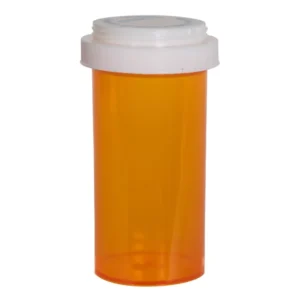 Lot Of 25 Prescription Vials & Reversible Caps (Child & Non-Child Locks) 16 Dram - Image 3