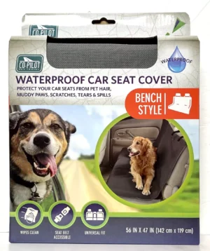 Precious Tails Co-Pilot Waterproof Pet Car Seat Bench Cover Dog 56 in x 47 in - Image 8