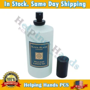 Olivia Blake London Wild Mint, White Tea Fragranced Room Spray 100mL Imported UK - Image 2