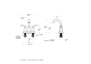 Pfister Solita 2-Handle 4" Centerset Bathroom Faucet Polished Chrome LF-048-SOCC - Image 2