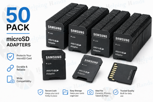 50 x OEM Samsung microSD micro SD to SD SDHC Adapter fit 4GB 8GB 16GB 32GB 64GB