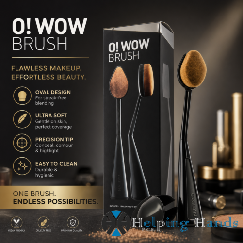 Cailyn Cosmetics O! Wow Makeup Face Brush - Flawlessly Blending