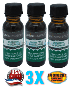 Luminessence "Balsam Pine" Scented Fragrance Oil 0.5 oz Bottles - Lot OF 3 - Image 4
