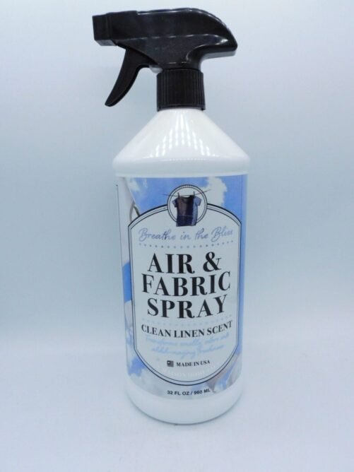 MAISON HOME CO Breath In The Bliss AIR FABRIC SPRAY Clean Linen Scent 32oz