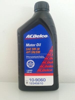 Engine Oil ACDelco GM Original Equipment 10-9060 - 12345610 - 1qt - Image 2