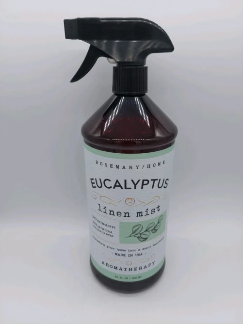ROSEMARY HOME Aromatherapy EUCALYPTUS ROOM LINEN MIST Fabric SPRAY 32oz
