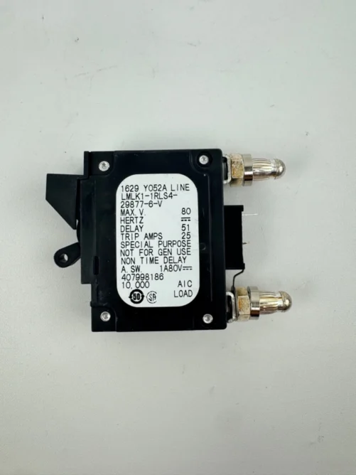 Sensata - Airpax LMLK1-1RLS4-29877-6-V Bullet Breaker 20A 80VDC